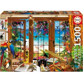 PUZZLE 1500 PIEZAS VENTANA...