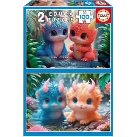 PUZZLE 2X100 PIEZAS...