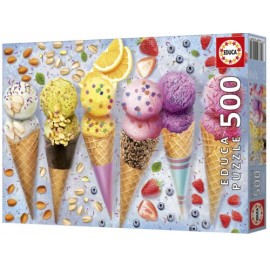 PUZZLE 500 PIEZAS HELADOS