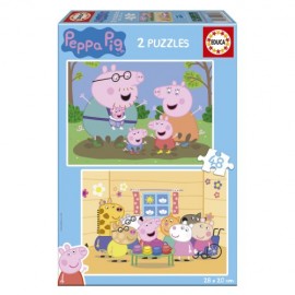 PUZZLE 2X48 PEPPA PIG