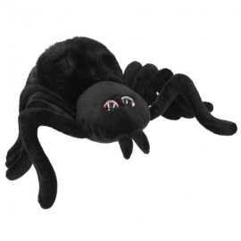 ARAÑA NEGRA DE PELUCHE