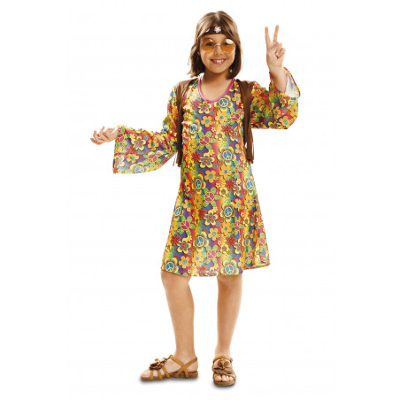 DISFRAZ HAPPY HIPPIE CHICA 10-12 AÑOS