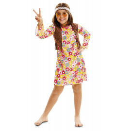DISFRAZ HIPPIE PRIMAVERA 7-9 AÑOS