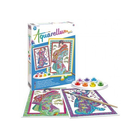 AQUARELLUM BLACK LINE ESTAMPADOS JAPONESES