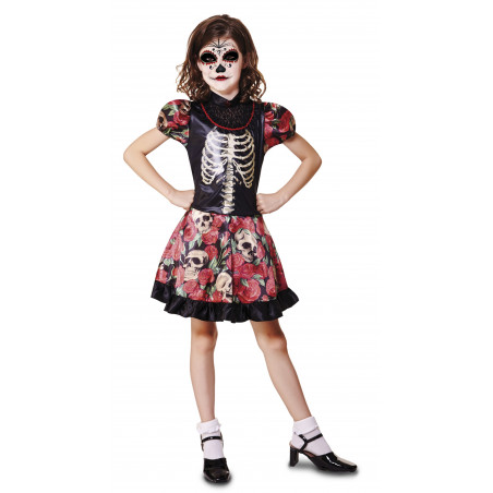 DISFRAZ DIA DE LOS MUERTOS 7-9 AÑOS NIÑA