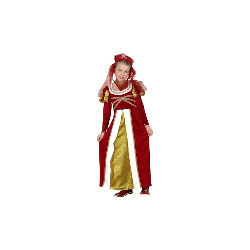 DISFRAZ PRINCESA REAL 5-6 AÑOS