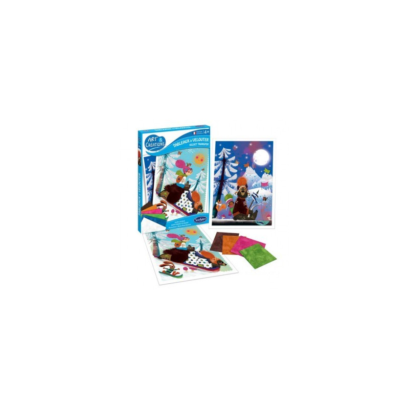 AC TABLEROS CON PAPEL DE TERCIOPELO OSOS FELICES