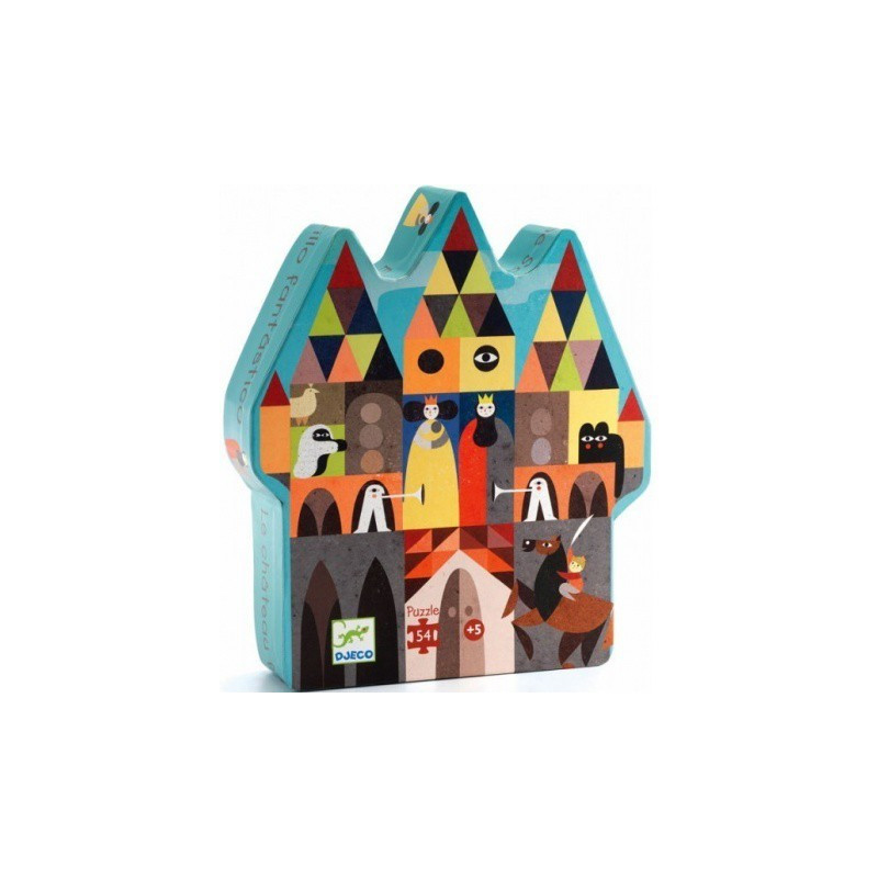 PUZZLE SILUETA EL CASTILLO FANTASTICO 54 PIEZAS