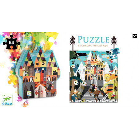 PUZZLE SILUETA EL CASTILLO FANTASTICO 54 PIEZAS