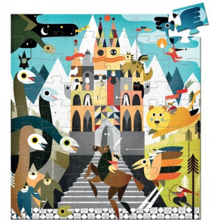PUZZLE SILUETA EL CASTILLO FANTASTICO 54 PIEZAS