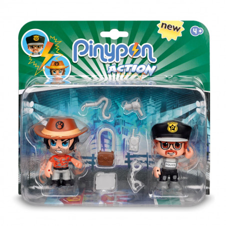 PIN Y PON ACTION PACK 2 FIGURAS