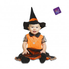 DISFRAZ BRUJITA NARANJA 0-6 MESES
