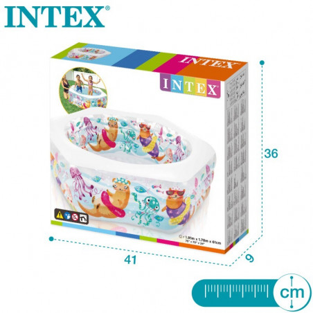 PISCINA HINCHABLE ACUARIO 191X178X61