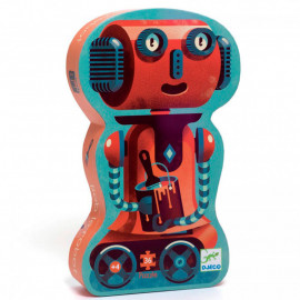 PUZZLE SILUETA BOB EL ROBOT...