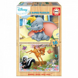 PUZZLE 2X16 DISNEY ANIMALS...