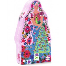 PUZLE SILUETA LA PRINCESA Y...